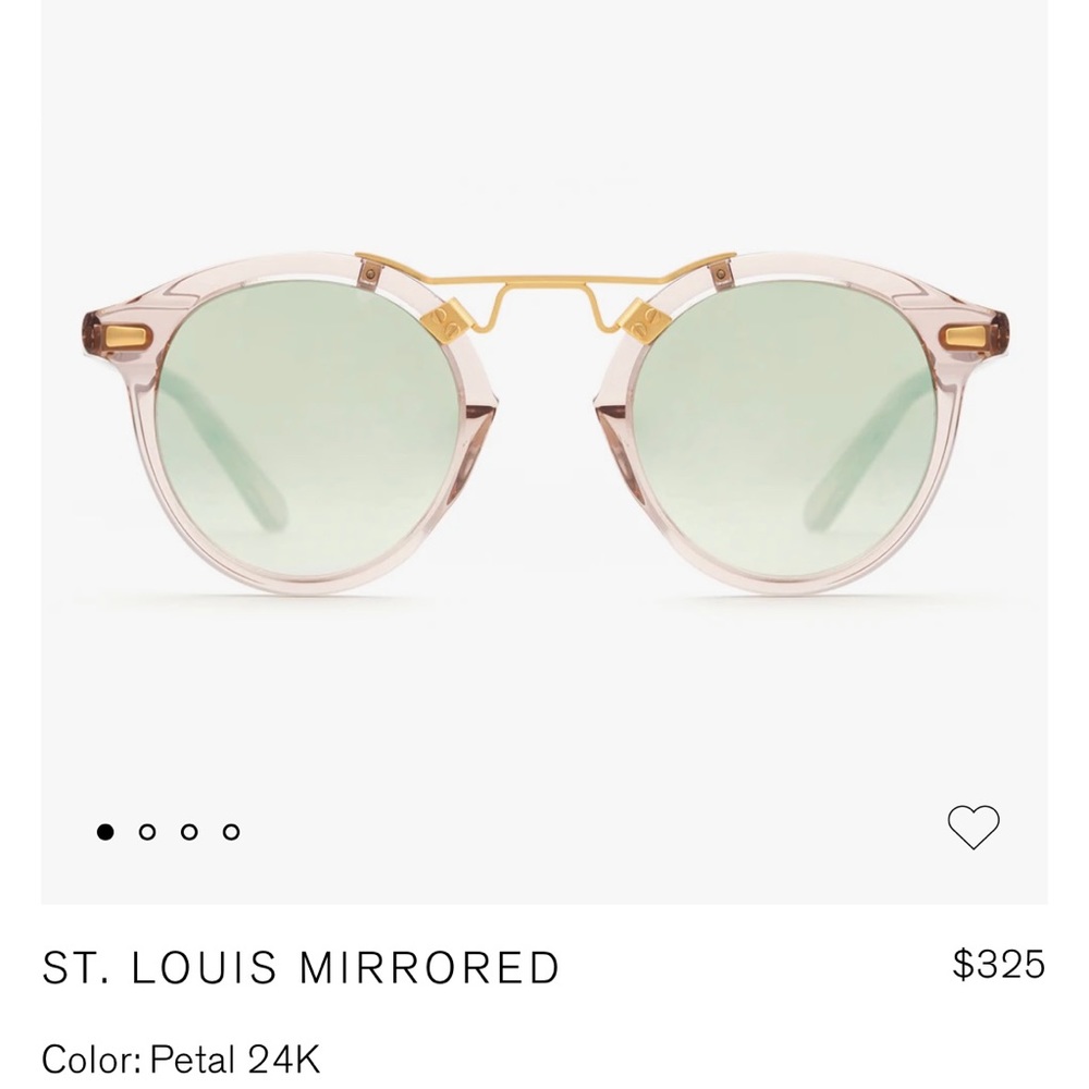 KREWE St. Louis Petal 24k Sunglasses